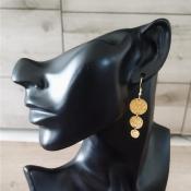 Pendantes dorées Calista