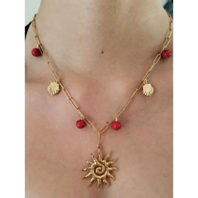 Collier doré Oriana