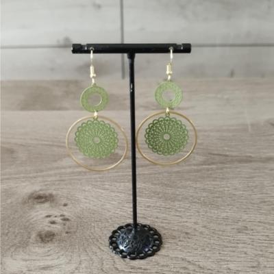 Pendantes dorées Aluna