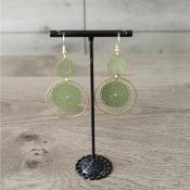 Pendantes dorées Aluna