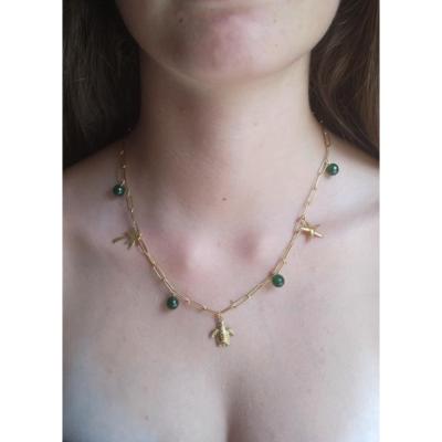 Collier doré Séraphine