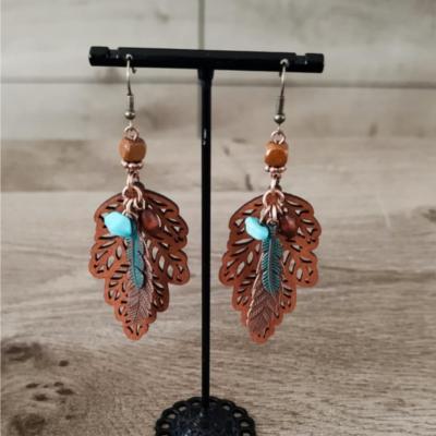 Pendantes bronze Esther