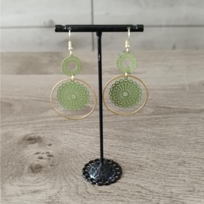 Pendantes dorées Aluna