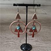 Pendantes bronze Isolde