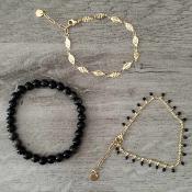 Coffret 3 bracelets Luna