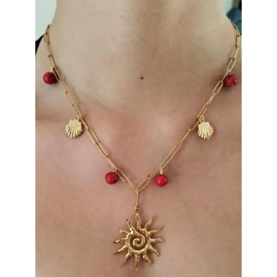 Collier doré Oriana