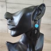 Pendantes argentées dépareillées Lilaé