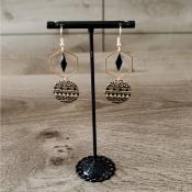 Pendantes dorées Naëlys