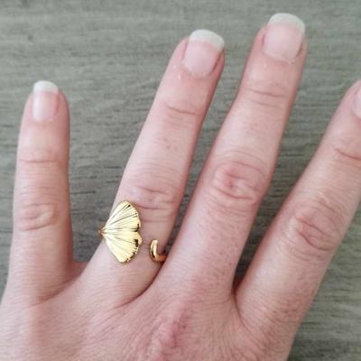 Bague dorée Maddy
