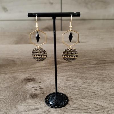 Pendantes dorées Naëlys