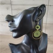 Pendantes dorées dépareillées Aluna