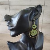 Pendantes dorées Aluna