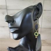 Pendantes dorées dépareillées Aluna