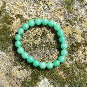 Bracelet "Tranquillit" en Aventurine verte