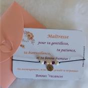 Carte-bracelet Maîtresse