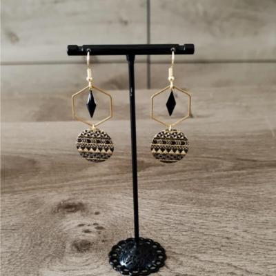 Pendantes dorées Naëlys