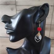 Pendantes dorées dépareillées Orélia