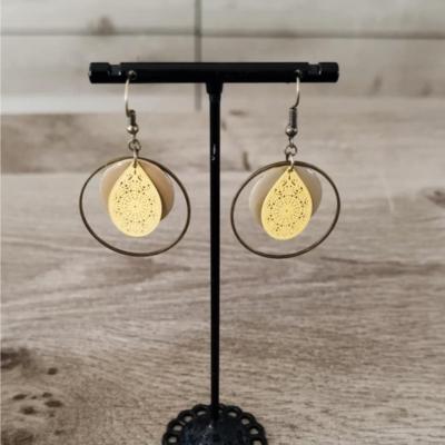 Pendantes bronze Ambrine