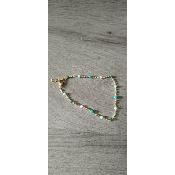 Bracelet de cheville doré Céleste