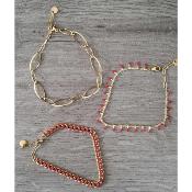 Coffret 3 bracelets Auréline