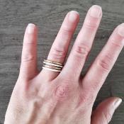 Bague dorée Apolline