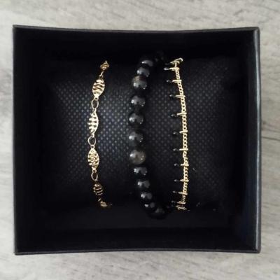 Coffret 3 bracelets Luna
